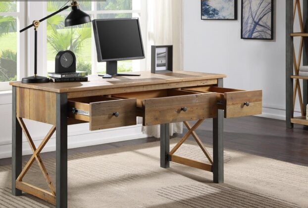 Wooden desks